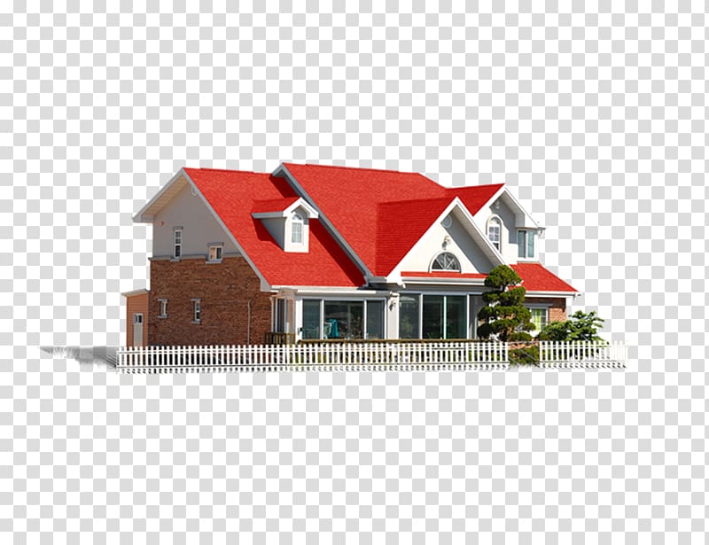u0414u0430u0447u043du0430u044f u0430u043cu043du0438u0441u0442u0438u044f Real Estate, Red roof house transparent background PNG clipart