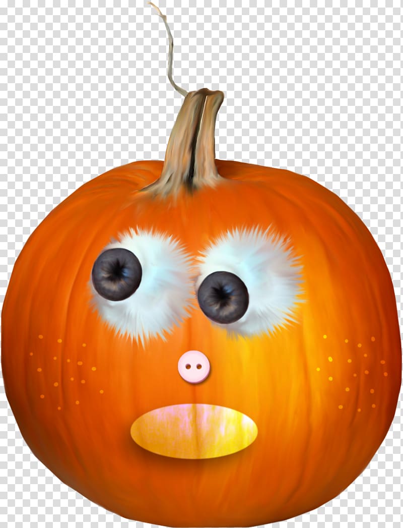 Jack-o-lantern Calabaza Pumpkin Gourd Winter squash, Beautiful pumpkin faces transparent background PNG clipart