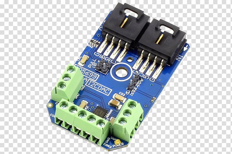 Microcontroller Digital potentiometer I²C Digital-to-analog converter, others transparent background PNG clipart