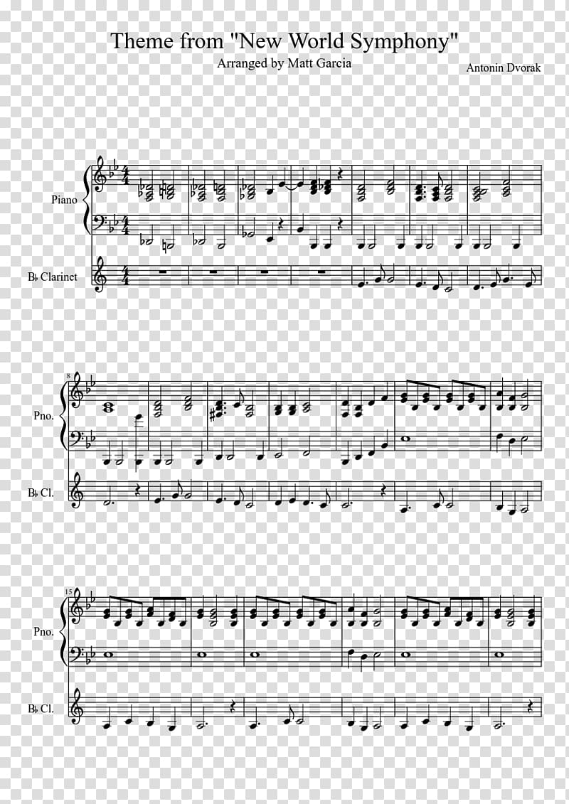 In the Hall of the Mountain King Bass clarinet Sheet Music, sheet music transparent background PNG clipart