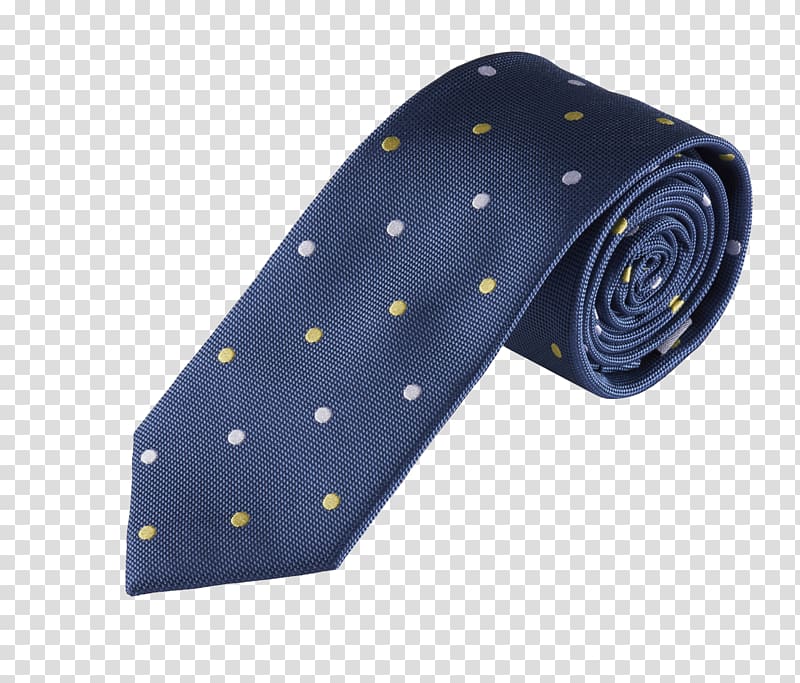 Necktie Silk Polka dot Electric blue, Wise Man transparent background PNG clipart