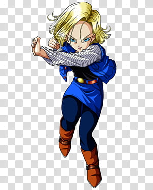 Download Dragon Ball Z, Android 18, Animal. Royalty-Free Vector