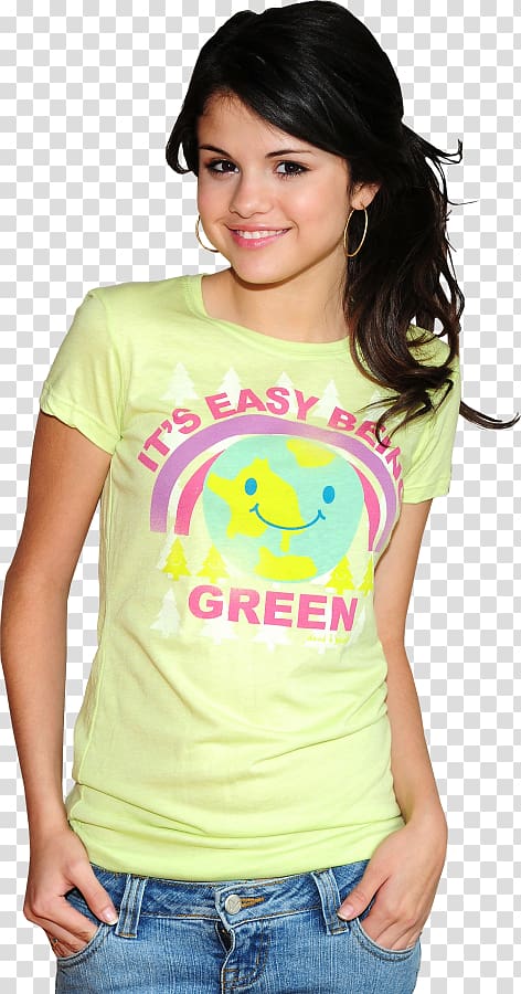 Selena Gomez Wizards of Waverly Place Hollywood T-shirt, selena gomez transparent background PNG clipart