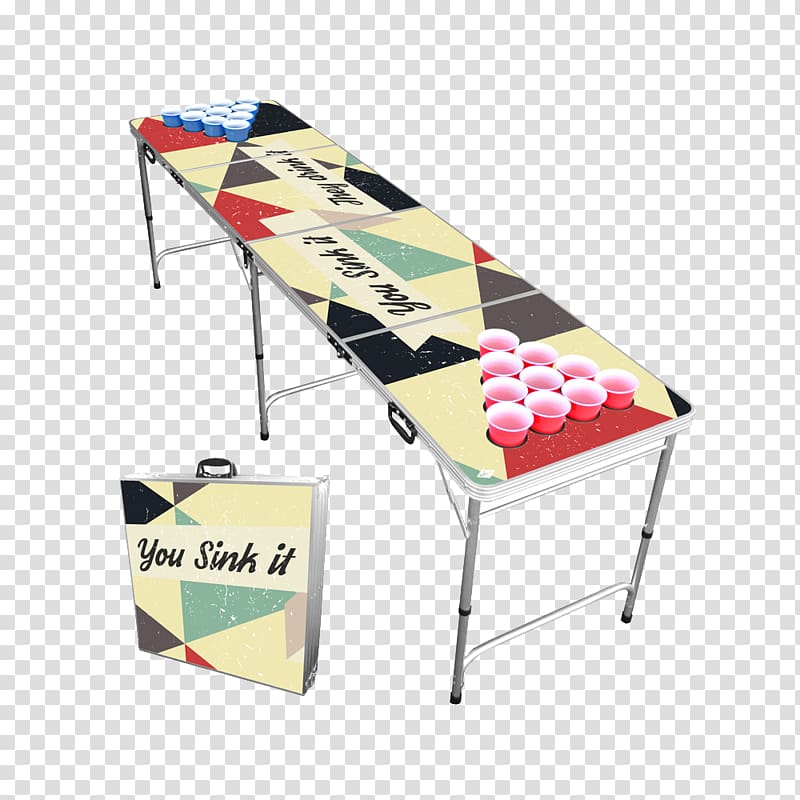 Table Beer pong Tailgate party AirPong, table transparent background PNG clipart