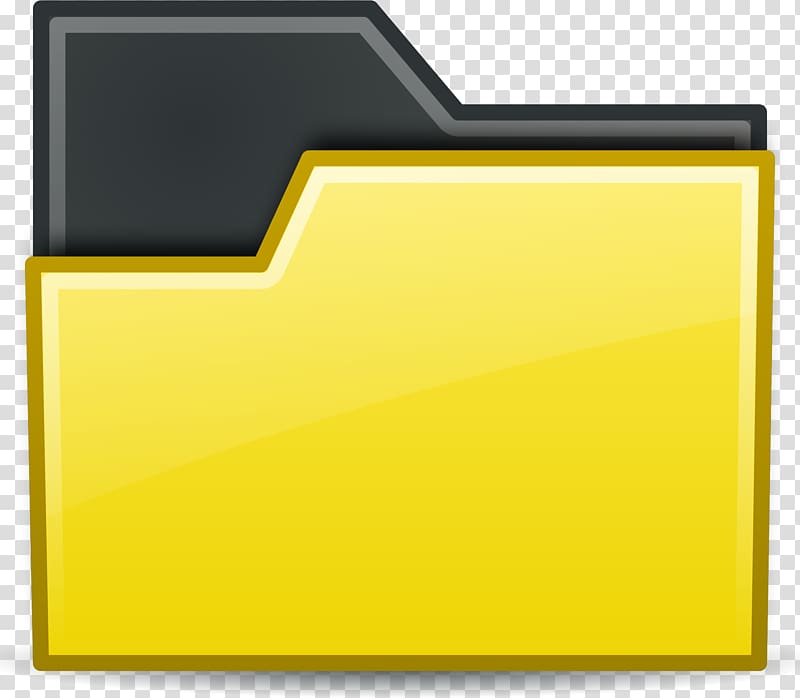 Computer Icons graphics File Folders Directory, yellow folder transparent background PNG clipart