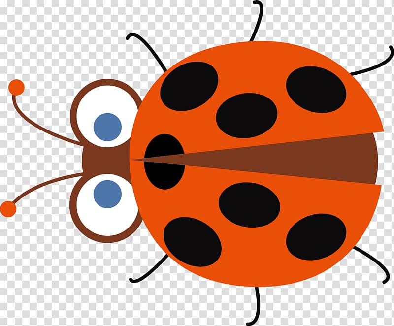 Ladybird Insect Cartoon Busy Bags, Cartoon ladybug material transparent background PNG clipart