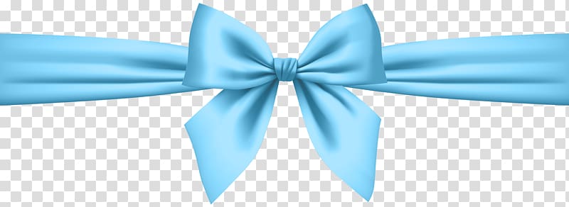blue bow graphic illustration, Blue , Soft Blue Bow transparent background PNG clipart