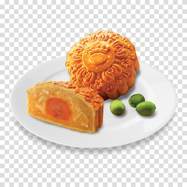 Baked mooncake Bánh Chinese sausage Mid-Autumn Festival, hoa Sen transparent background PNG clipart