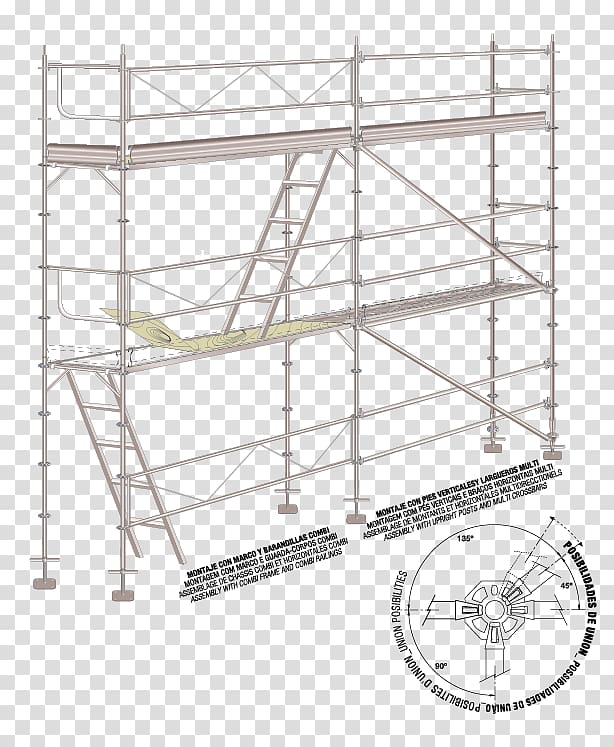 Scaffolding Architectural engineering Structure Formwork Facade, mult transparent background PNG clipart