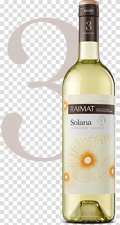 Costers del Segre DO White wine Albariño Raimat, rice sensory bottles transparent background PNG clipart