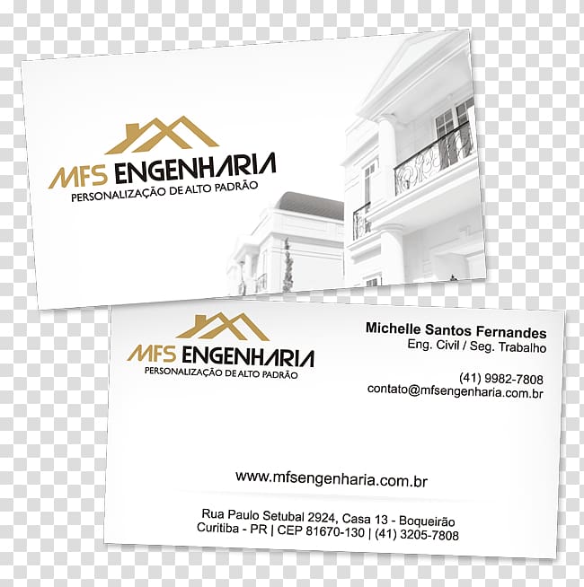 Logo Engineering MFS ENGENHARIA, visit cart transparent background PNG clipart