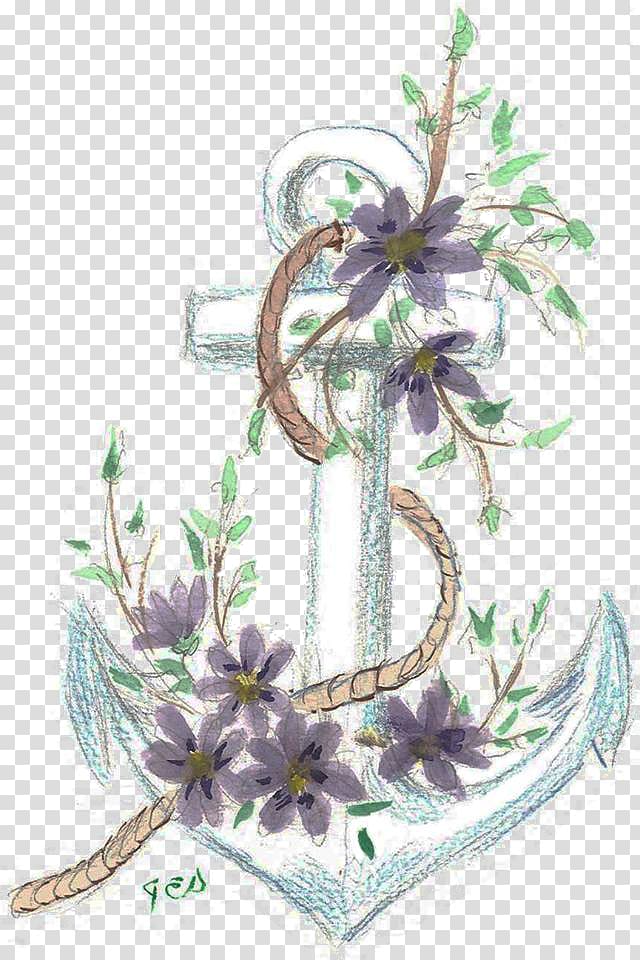 Flowering plant Lavender Plants, sea anchor transparent background PNG clipart