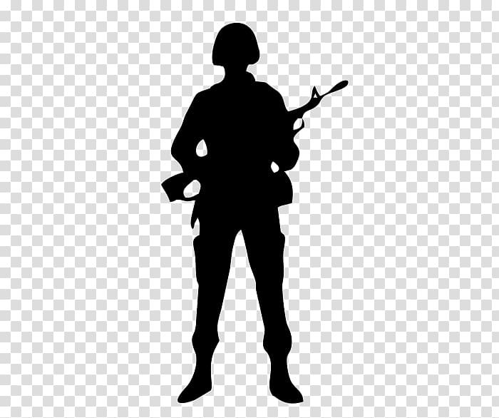 Soldier Silhouette Military , army soldier transparent background PNG clipart
