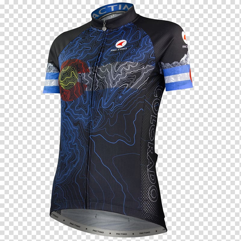 Jersey T-shirt Sleeve Clothing, cyclist front transparent background PNG clipart