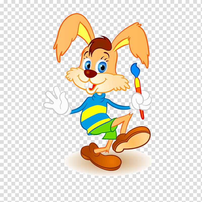 Bugs Bunny Cartoon Painting , Cartoon bunny transparent background PNG clipart
