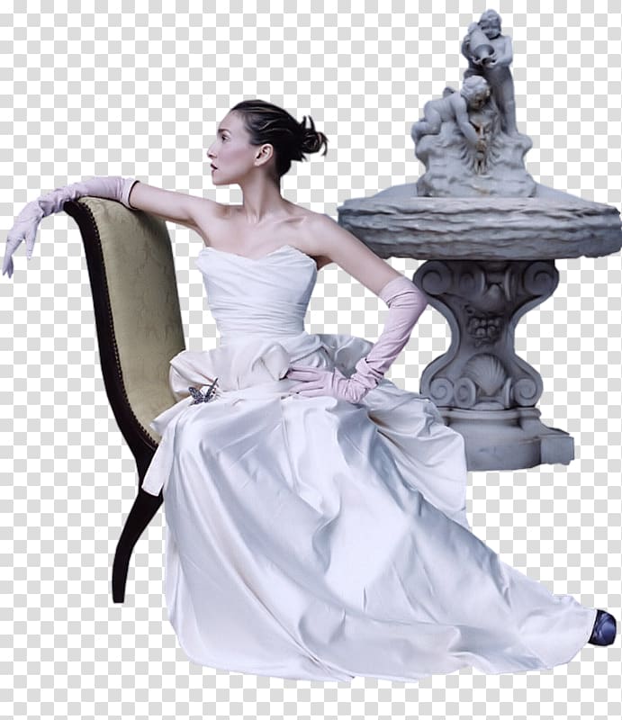 Bride Wedding dress Woman , novia transparent background PNG clipart