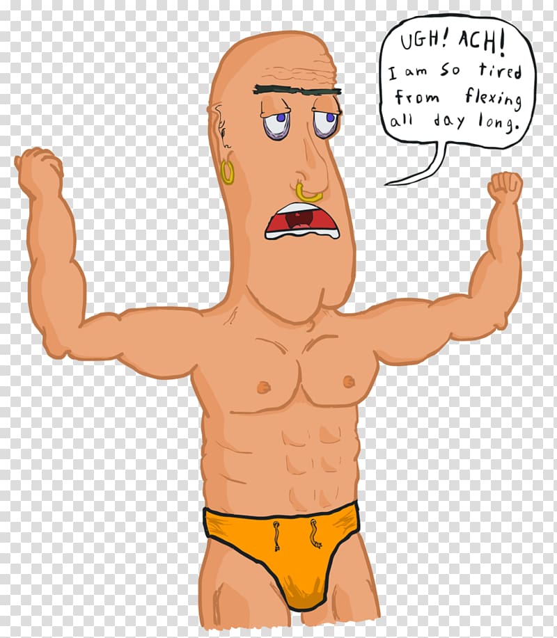 Doodle Thumb Strongman, strongman transparent background PNG clipart