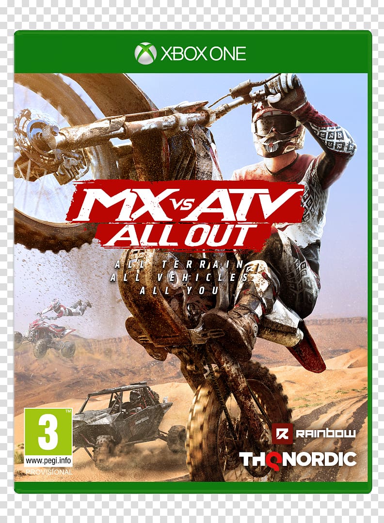 MX vs. ATV Supercross MX vs. ATV Alive MX vs. ATV: On the Edge Xbox One MX vs. ATV All Out, others transparent background PNG clipart