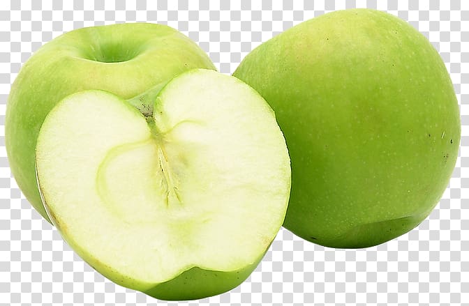 Juice Manzana verde Apple Fruit Food, Three apples transparent background PNG clipart