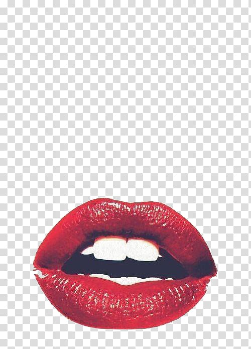 red lips, Lipstick Red Color Cosmetics, Creative lips transparent background PNG clipart