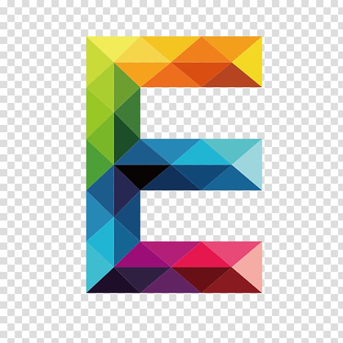 multicolored letter E illustration, Letter Alphabet F Icon, Colorful letters E transparent background PNG clipart