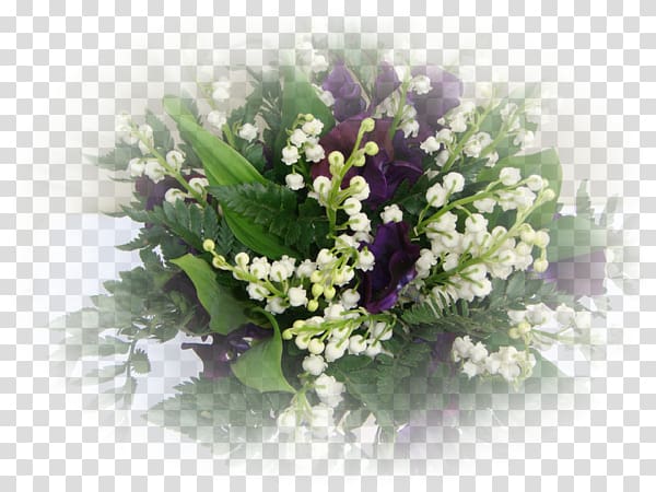 Floral design Diploma Composition florale Flower bouquet, muguet transparent background PNG clipart