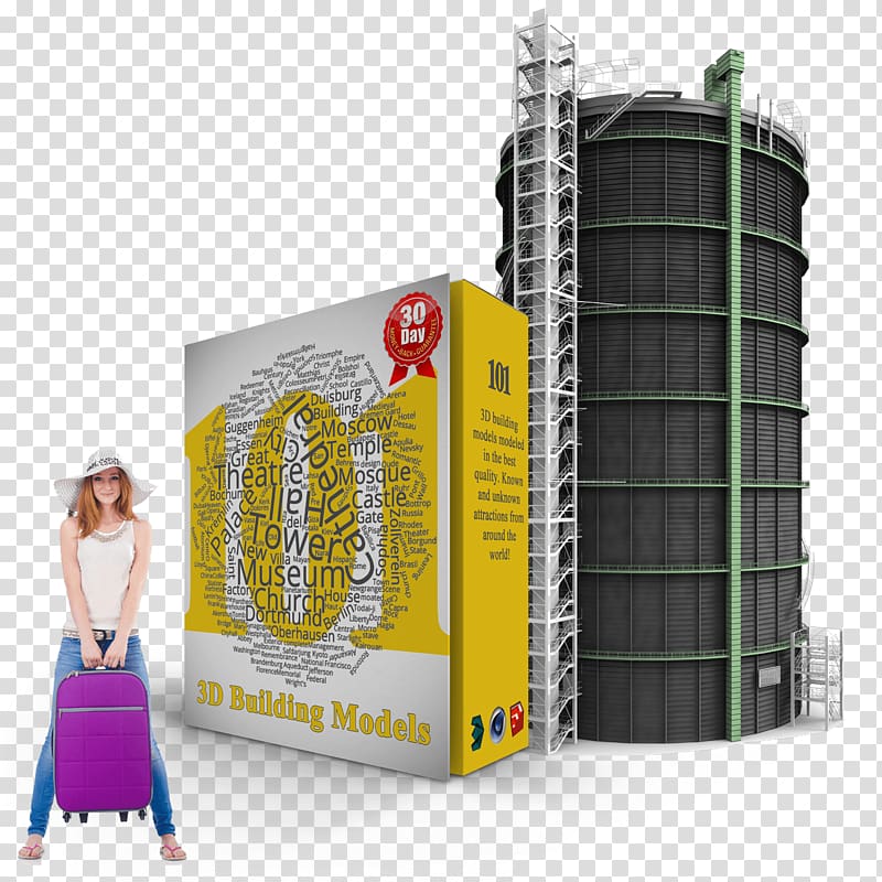 Gasometer Oberhausen ComBusiness 3D modeling 3D computer graphics Architecture, great wall of china transparent background PNG clipart