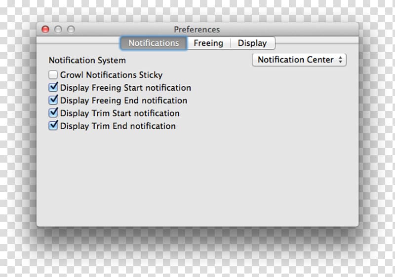 Growl Menu bar OS X Mavericks Notification Center Computer Software, tamer transparent background PNG clipart