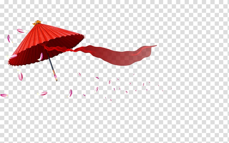 Oil-paper umbrella Oil-paper umbrella, Red umbrella transparent background PNG clipart