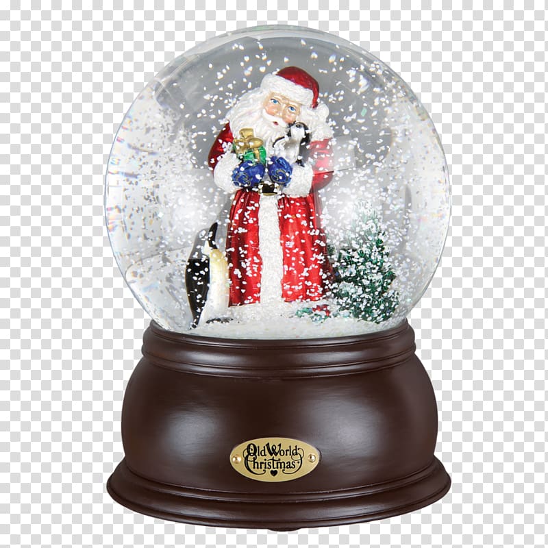 Santa Claus Snow Globes Christmas ornament, highlight material transparent background PNG clipart