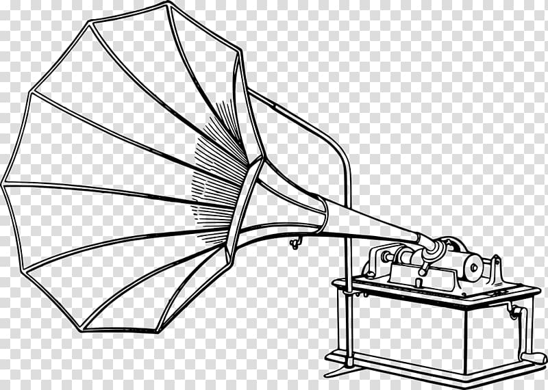 Phonograph record Drawing , gramophone transparent background PNG clipart