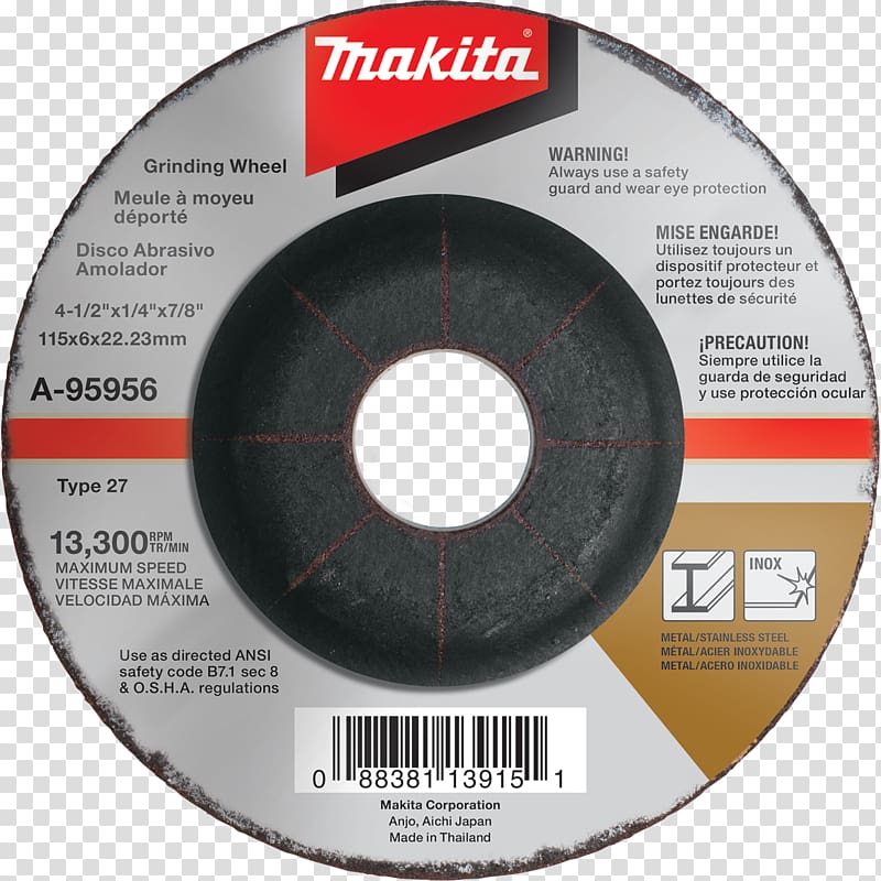 Grinding wheel Makita Tool Grinding machine, others transparent background PNG clipart