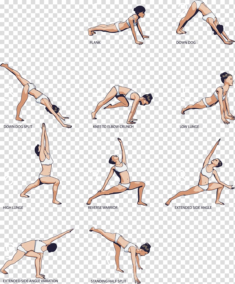 Yoga series Illustration, Yoga transparent background PNG clipart