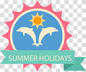 Graphic design Summer Vacation , Color tag material Summer Vacation transparent background PNG clipart thumbnail