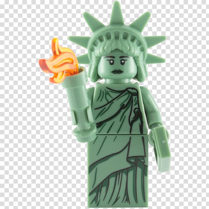Statue of Liberty Figurine Lego Minifigures, Lego Minifigures ninjago transparent background PNG clipart