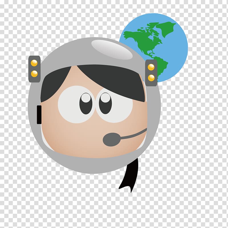 Job Profession , Simple hand-painted astronaut avatar transparent background PNG clipart