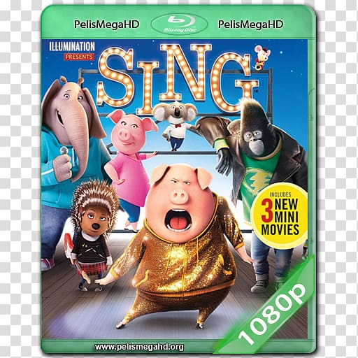 Blu-ray disc Ultra HD Blu-ray Digital copy DVD Sing, dvd transparent background PNG clipart