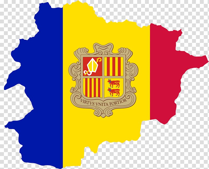 Flag of Andorra World map, map transparent background PNG clipart