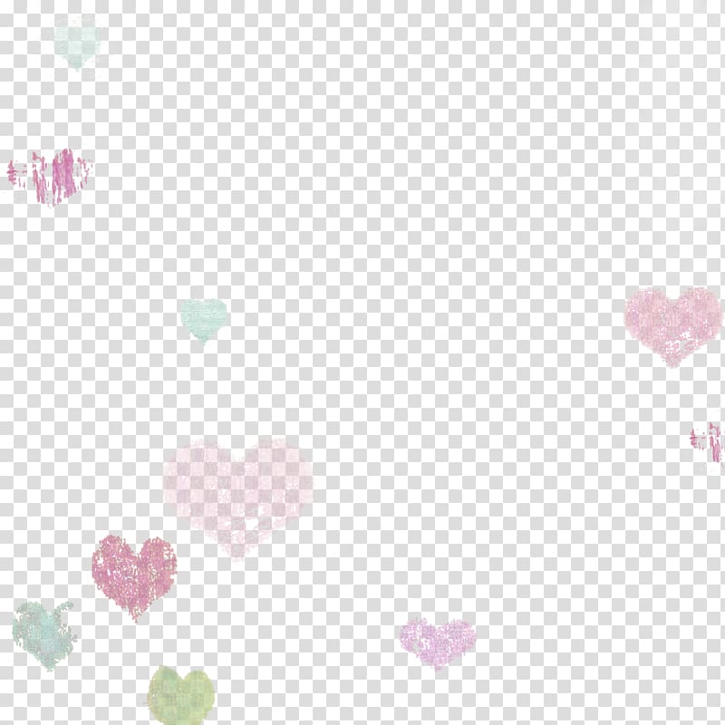 Desktop Heart Petal Pattern, Beautiful floating hearts transparent background PNG clipart