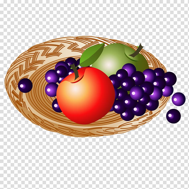 Apple Fruit , grape apple dish transparent background PNG clipart