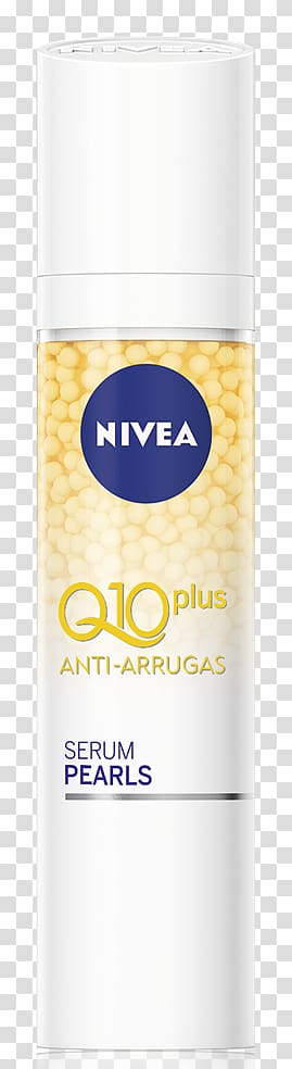 Lotion Coenzyme Q10 NIVEA Q10 Plus Anti-Wrinkle Day Cream, Sodium Hyaluronate transparent background PNG clipart