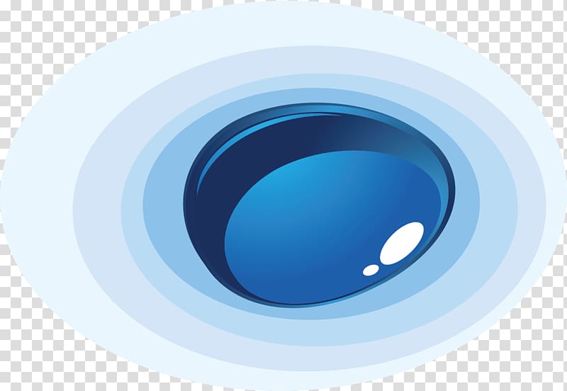 Light Blue, Gradient blue water Halo transparent background PNG clipart