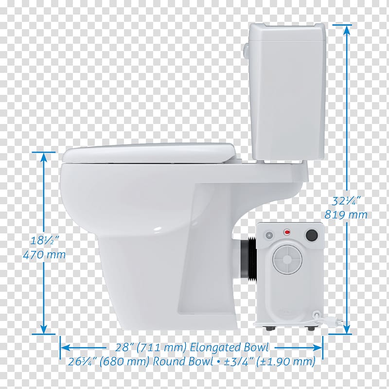 Maceration Flush toilet Sewage treatment Bathroom, flush toilet transparent background PNG clipart
