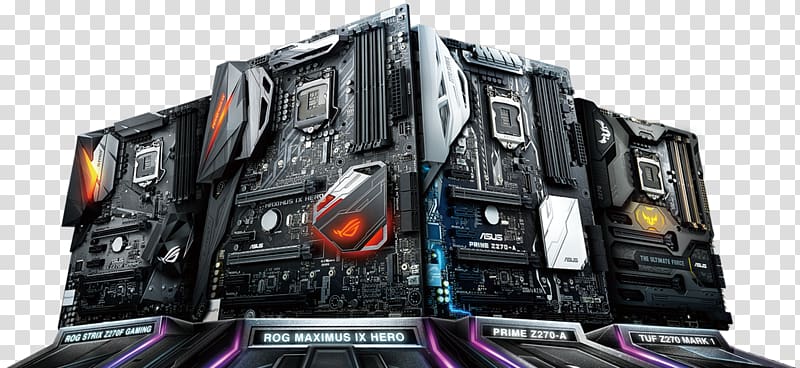 Intel Motherboard LGA 1151 ASUS PRIME Z270-A, Kaby Lake transparent background PNG clipart