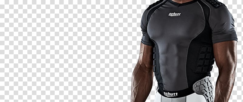 T-shirt Protective gear in sports Football Shoulder Pad Wetsuit American Football Protective Gear, T-shirt transparent background PNG clipart