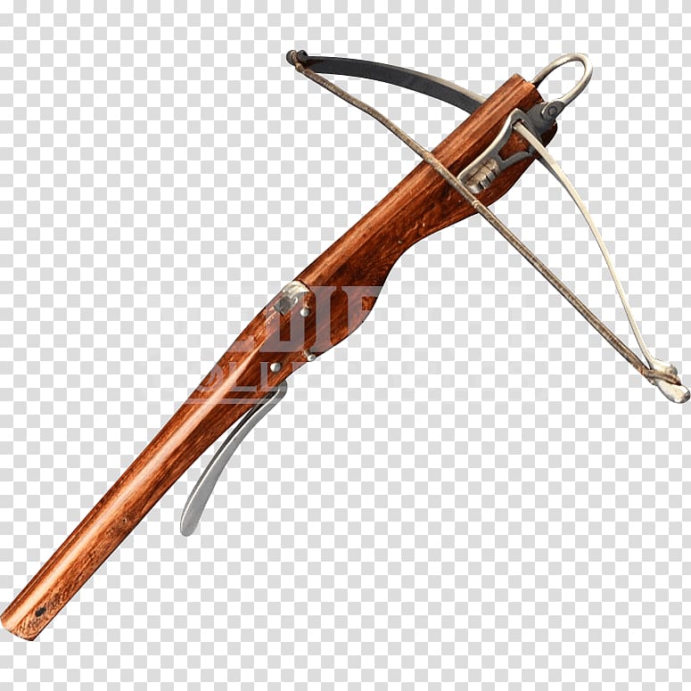 Crossbow Ranged weapon Middle Ages Longbow, weapon transparent background PNG clipart