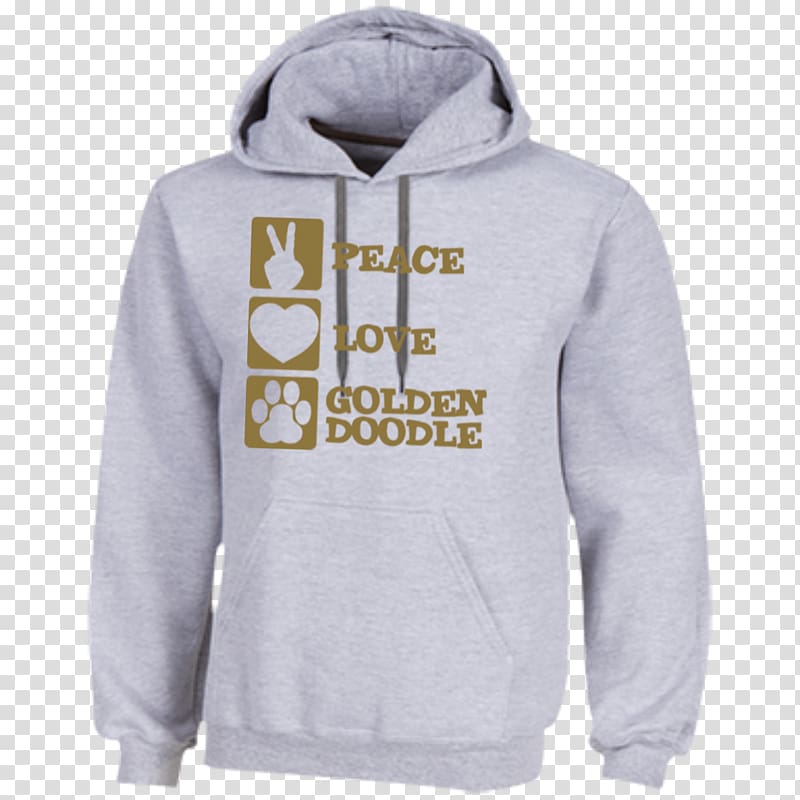 Hoodie Bluza Sleeve Font, goldendoodle transparent background PNG clipart