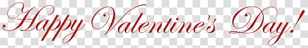 Happy Valentines Day transparent background PNG clipart