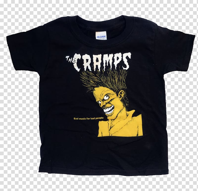 T-shirt The Cramps Clothing Bad Music for Bad People, T-shirt transparent background PNG clipart