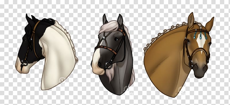 Bridle Mustang Stallion Mane Halter, olympics decorative shading transparent background PNG clipart